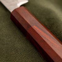 Hokiyama Petty Ginsanko Nawame Damascus 135mm (5.3") [Kaotan/Rosewood]