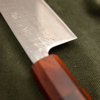 Hokiyama Santoku Ginsanko Nawame Damascus 165mm (6.5") [Kaotan/Rosewood]