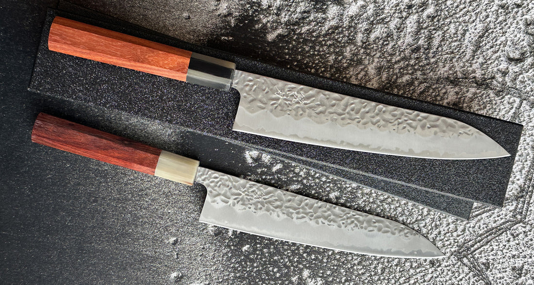 Hokiyama Gyuto Shirogami #1 Tsuchime Sandalwood 210mm (8.3")