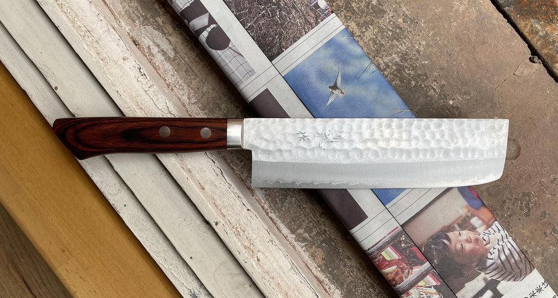 Etsu Village Hammered Nakiri 165mm (6.5")_2