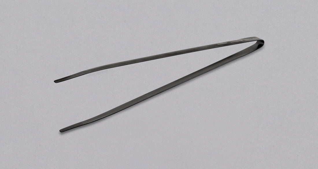 Idea Sekikawa Große Anrichtepinzette SCHWARZ 275 mm (10,8")