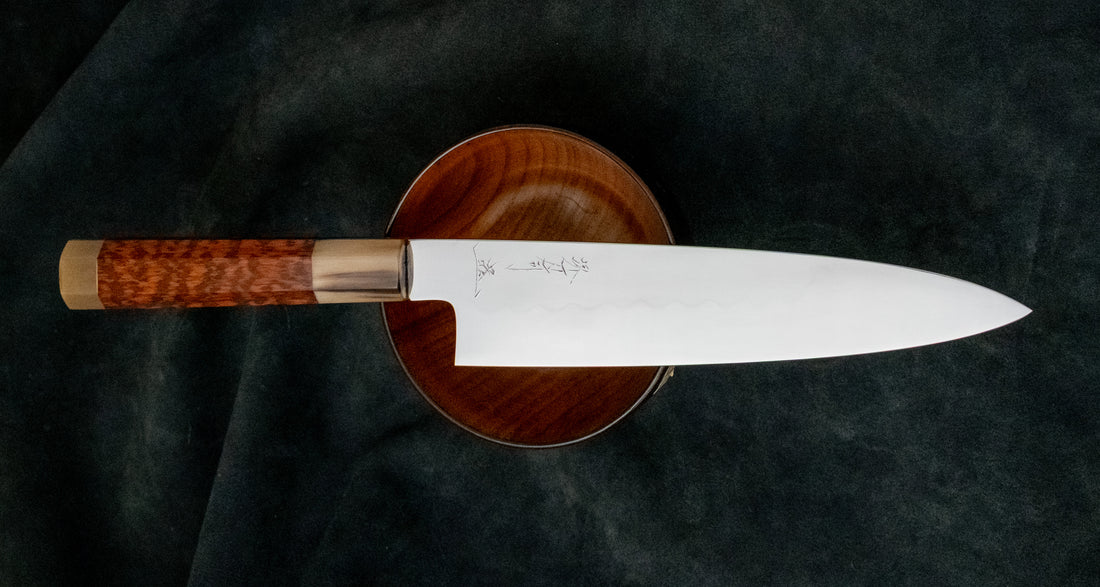 Izumiriki Honyaki Gyuto Shirogami #3 210mm (8.3")