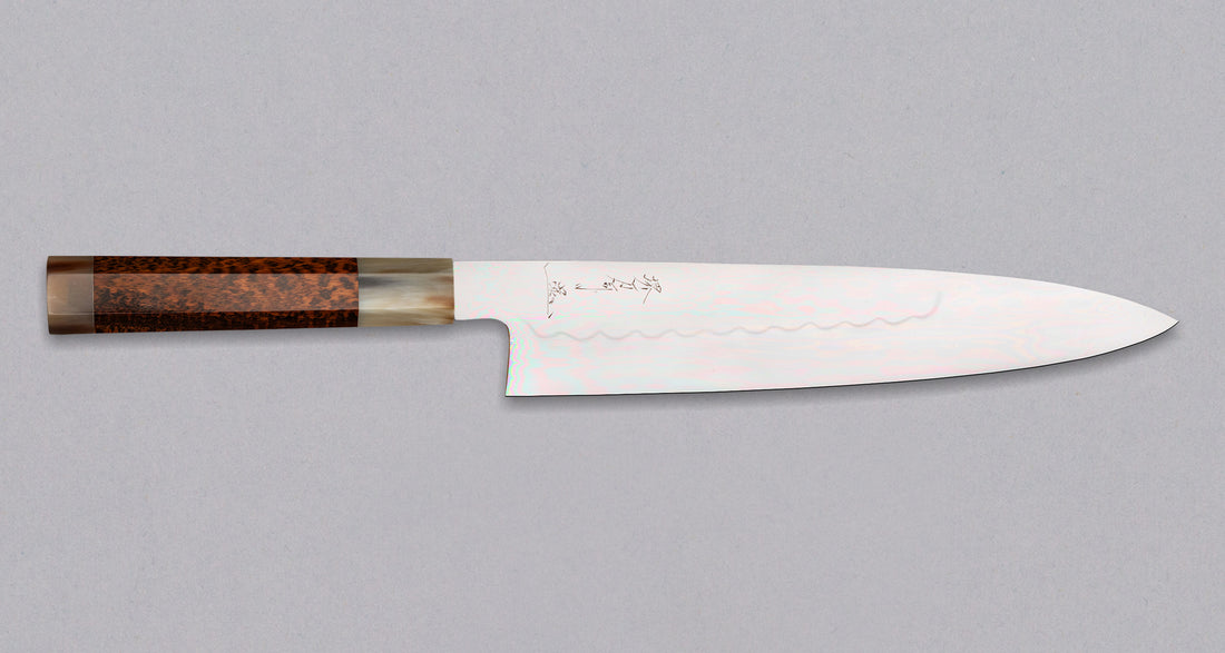 Izumiriki Honyaki Gyuto Shirogami #3 240mm (9.4")