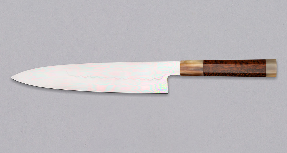 Izumiriki Honyaki Gyuto Shirogami #3 240mm (9.4")