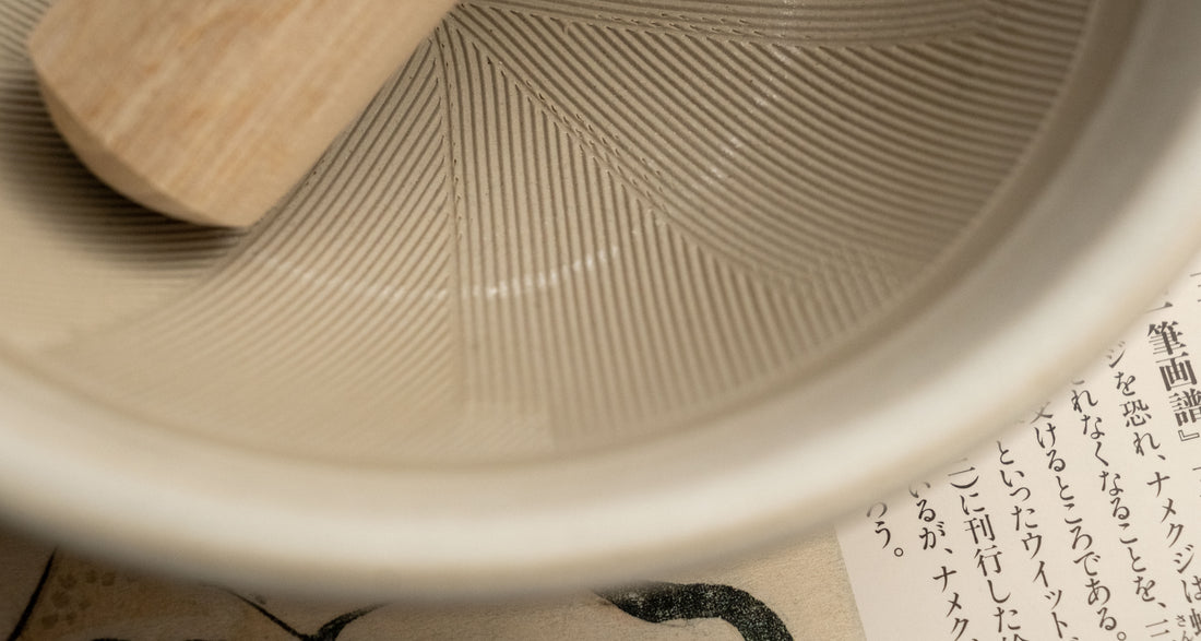 Japanese Ceramic Suribachi Mortar 150 mm