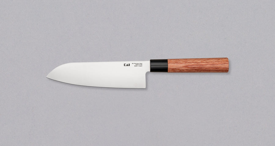 Kai Shun Seki Magoroku Red Wood Santoku 170mm (6.7")