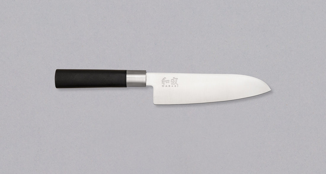 Kai Shun Wasabi Black Santoku 165mm (6.5")