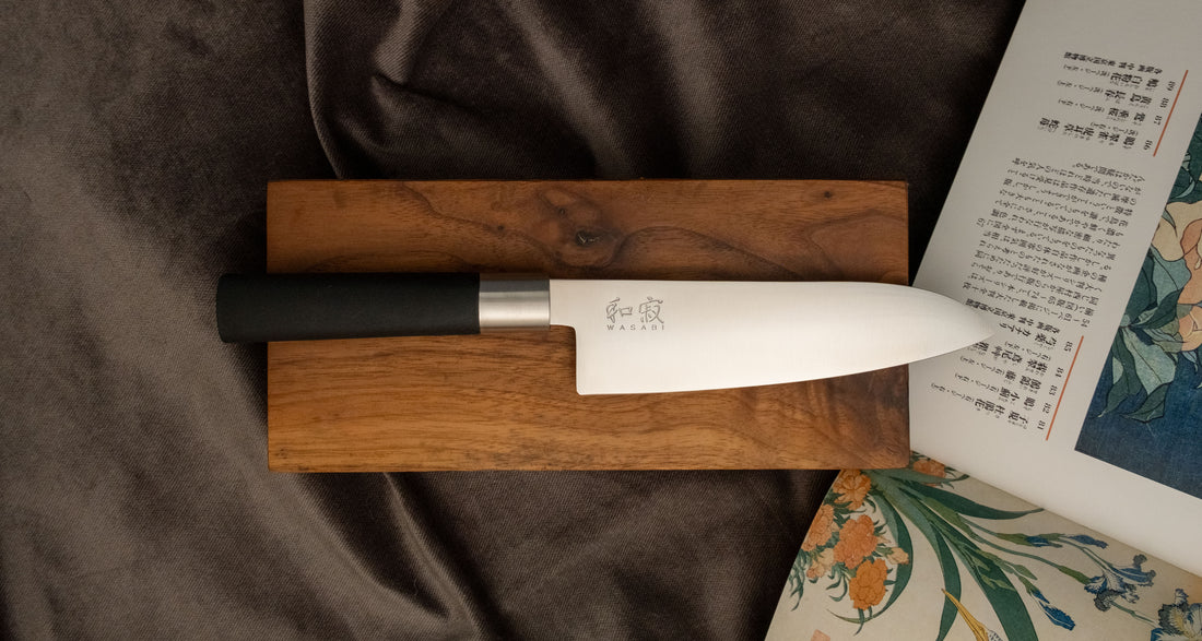 Kai Shun Wasabi Black Santoku 165mm (6.5")