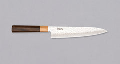 Kotetsu Gyuto VG-10 Damaskus 210 mm (8,2 Zoll) [pakka wood]