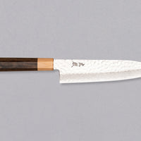 Kotetsu Santoku VG-10 Damascus 180mm (7.1") [pakka wood]