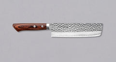 Etsu Village Hammered Nakiri Wide 165mm (6.5")