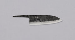 Kurogane Santoku Aogami #2 Kuro-uchi 165mm (6.5") - Klinge