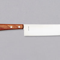 The MAC Nakiri 165 mm is a traditional Japanese knife specially designed for cutting vegetables. The blade is made of MAC molybdenum steel and has an ergonomic rosewood western handle. These features make the MAC Nakiri 165mm knife suitable as a first Japanese knife for all vegetable lovers and also a great gift.