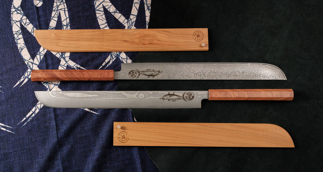 Maguro Kiri VG-10 Damascus 465mm (18.3")