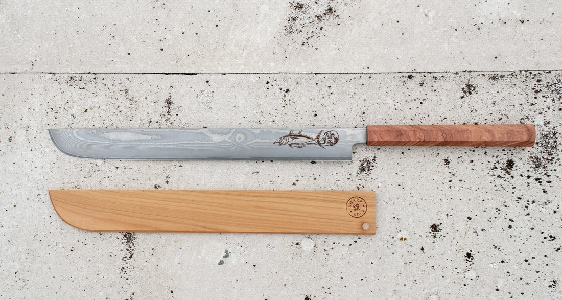 Maguro Kiri VG-10 Layered Damascus 465mm (18.3")