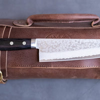 Etsu Village Damascus Santoku Black 170mm (6.7")