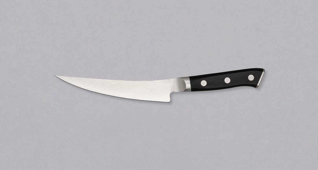 Mcusta Boning Damascus D Classic Black 165mm (6.5")