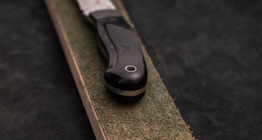 Mcusta Mike Irie Sport 100 Damascus VG-10 Black Micarta Fixed Blade [MC-0232DB]