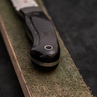 Mcusta Mike Irie Sport 100 Damascus VG-10 Black Micarta Fixed Blade [MC-0232DB]