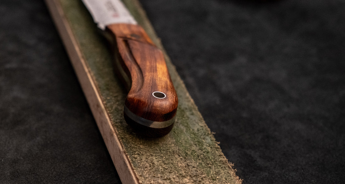 Mcusta Mike Irie Sport 100 Damascus VG-10 Core Ironwood Fixed Blade [MC-0231DI]