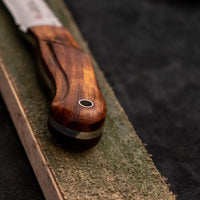 Mcusta Mike Irie Sport 100 Damascus VG-10 Core Ironwood Fixed Blade [MC-0231DI]