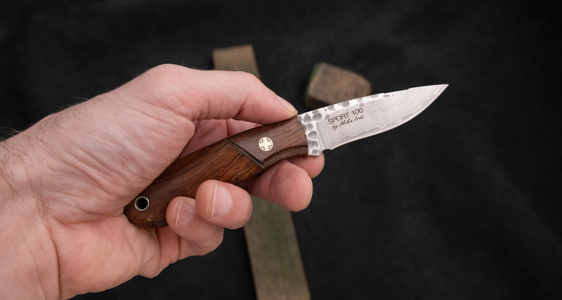 Mcusta Mike Irie Sport 100 Damascus VG-10 Core Ironwood Fixed Blade [MC-0231DI]
