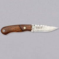 Mcusta Mike Irie Sport 100 Damascus VG-10 Core Ironwood Fixed Blade [MC-0231DI]