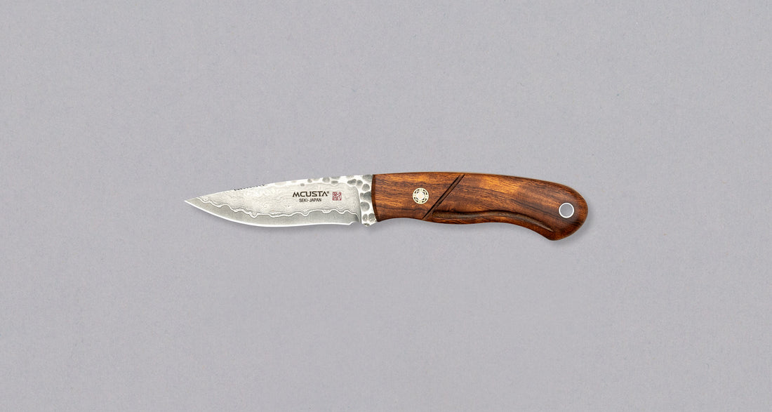 Mcusta Mike Irie Sport 100 Damascus VG-10 Core Ironwood Fixed Blade [MC-0231DI]