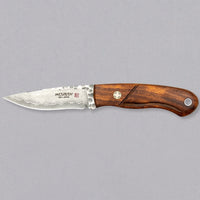 Mcusta Mike Irie Sport 100 Damascus VG-10 Core Ironwood Fixed Blade [MC-0231DI]