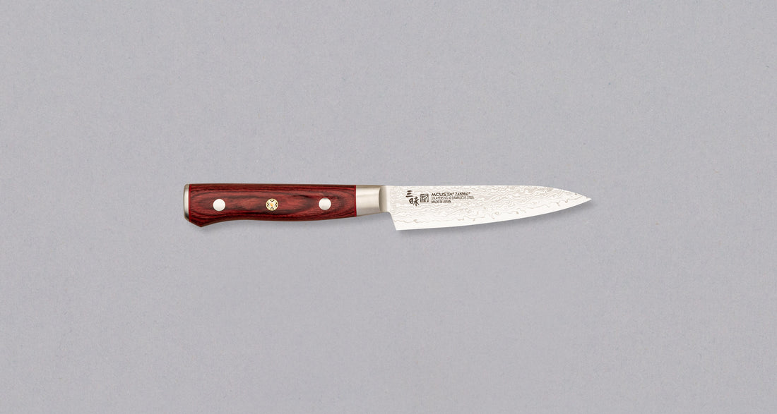 Mcusta Petty Damascus Flame 110mm (4.3")