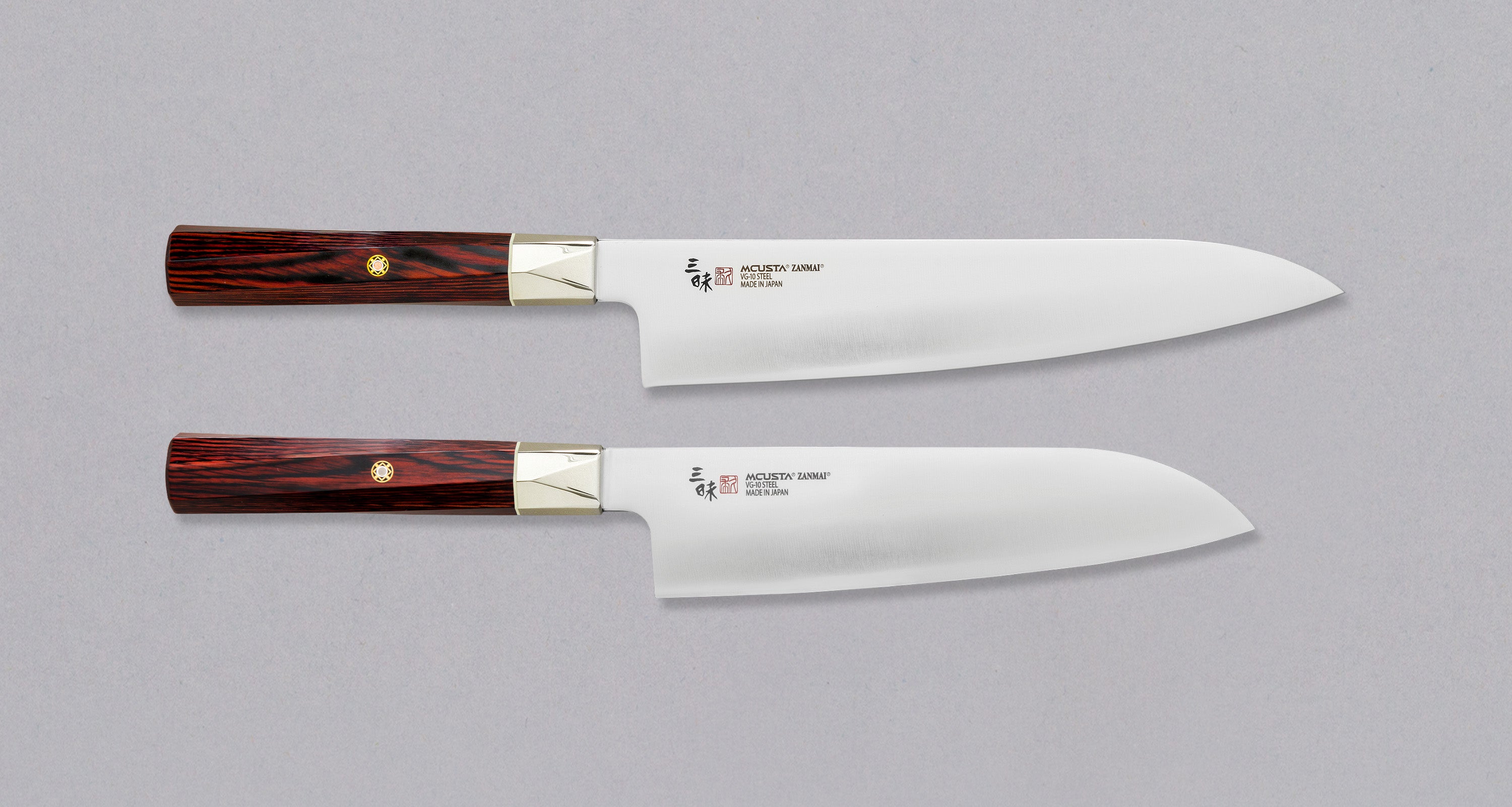 SET] Mcusta Zanmai Supreme Twisted [gyuto + santoku] – SharpEdge