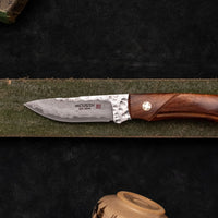 Mcusta Mike Irie Sport 200 Damascus VG-10 Core Ironwood Fixed Blade [MC-0232DI]