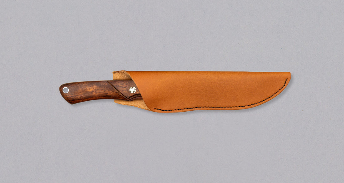 Mcusta Mike Irie Sport 200 Damascus VG-10 Core Ironwood Fixed Blade [MC-0232DI]