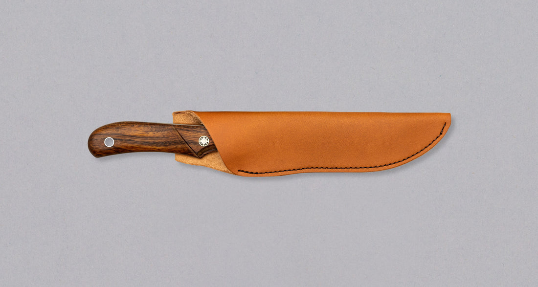 Mcusta Mike Irie Sport 300 Damascus VG-10 Core Ironwood Fixed Blade [MC-233DI]