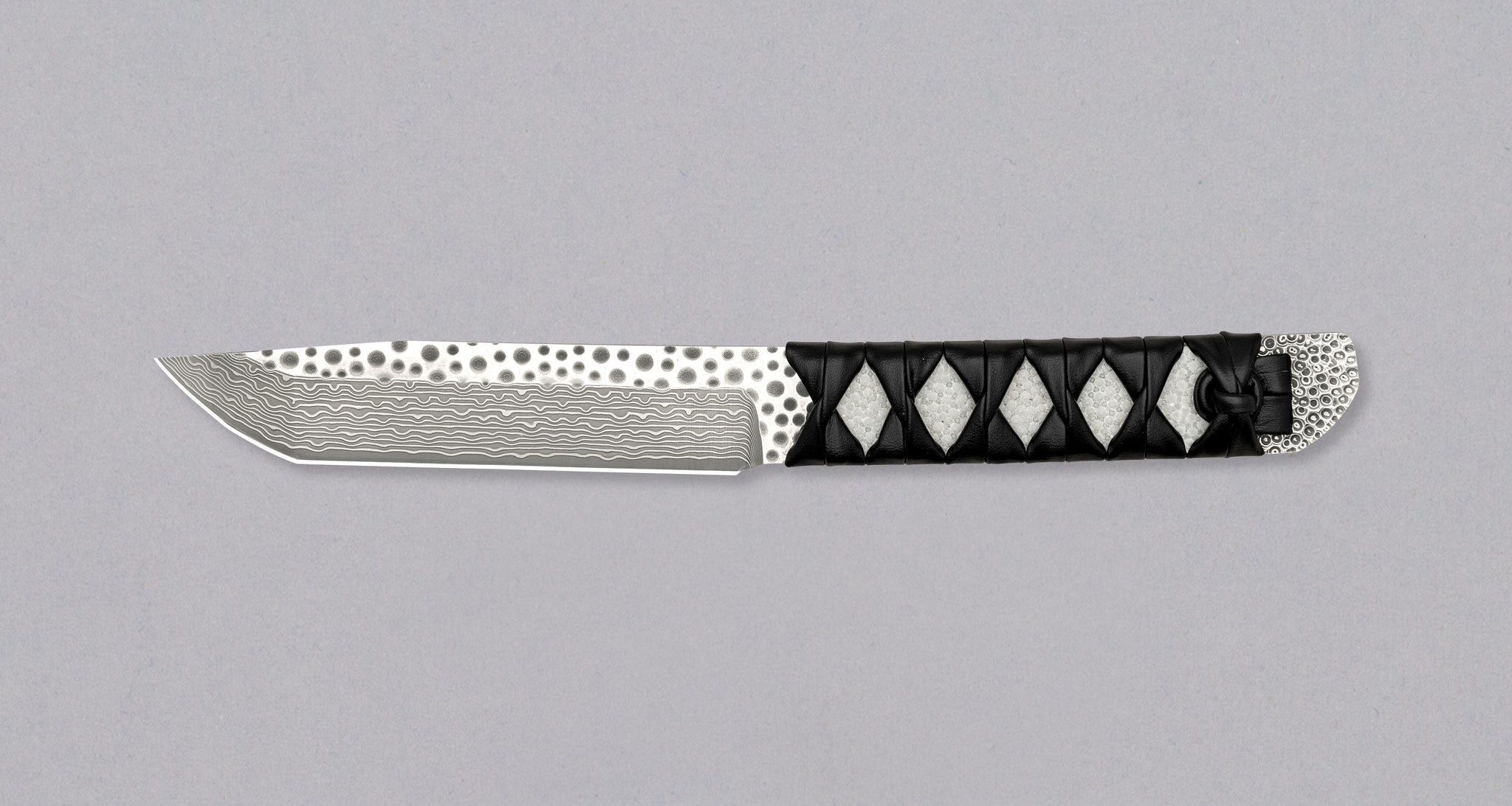 Mcusta Tanto SPG2/R2 Damascus - Fixed Japanese Knife [MC-0242GD ...