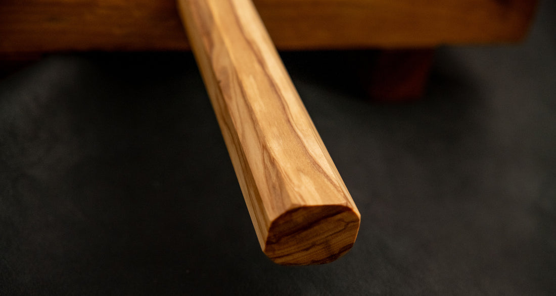 Hatsukokoro Mercury Santoku Kurozome Damascus 180mm (7.1") [Mono Olivewood]