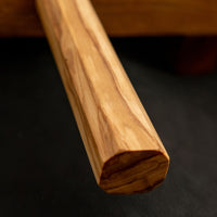 Hatsukokoro Mercury Santoku Kurozome Damascus 180mm (7.1") [Mono Olivewood]