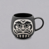 Mino Japanese Daruma Mug [black]