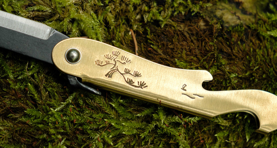 Mujun Mt. Fuji Higonokami Pocket Knife 80mm (3.1")