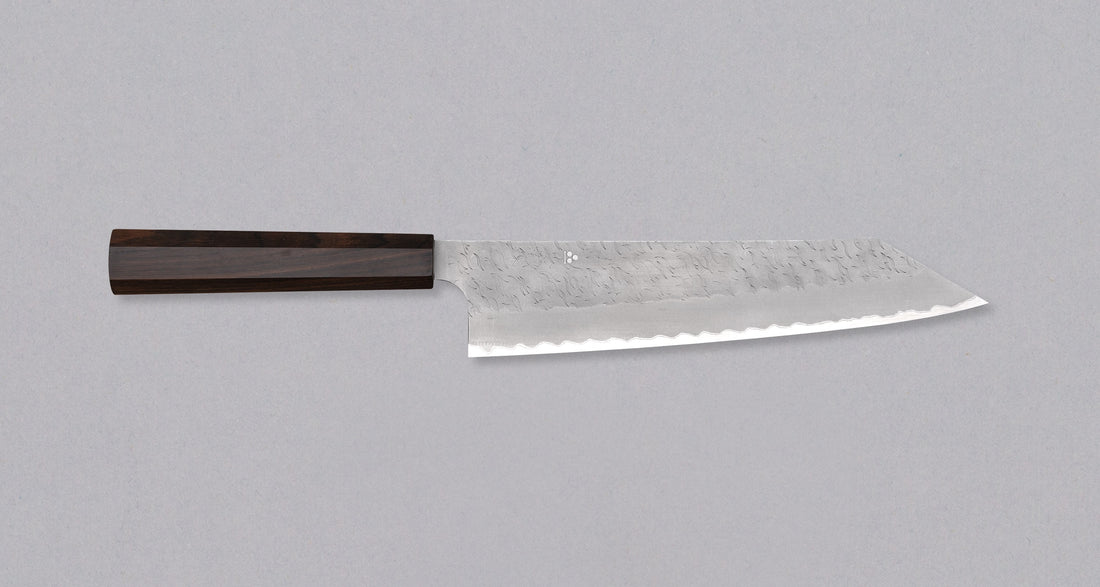 Nigara Kiri-Gyuto Aogami Super Migaki Tsuchime 240mm (9.4")