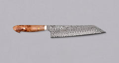 Nigara Kiritsuke Gyuto SG2 Damascus Maplewood 240mm (9.4")_1