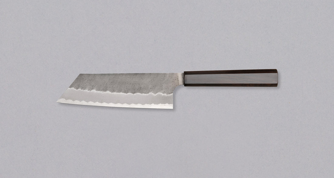 Nigara Kiritsuke-Nakiri Aogami Super Migaki Tsuchime 180mm (7.1")