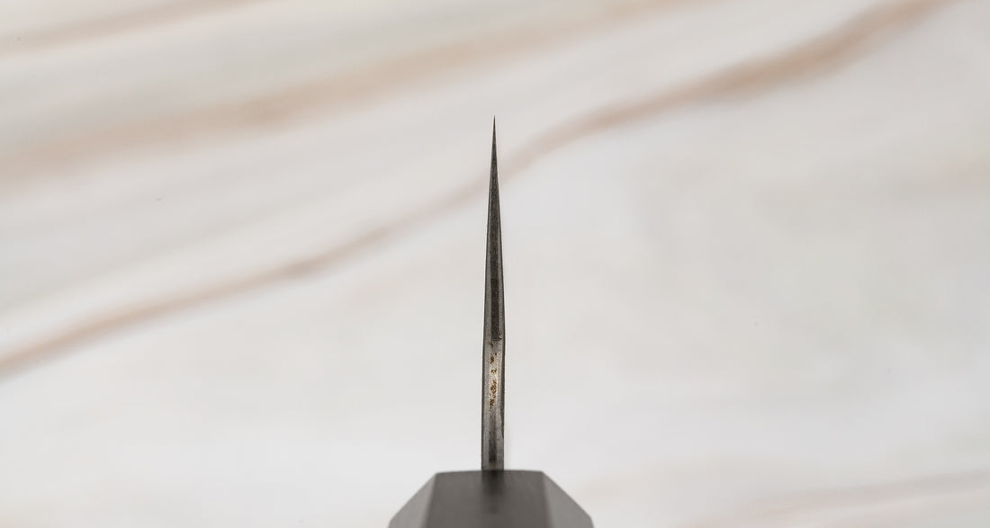 Nigara Kiritsuke-Nakiri Aogami Super Migaki Tsuchime 180mm (7.1")