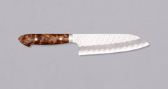 Nigara Santoku SG2 Tsuchime Maplewood 180mm (7.1")_1