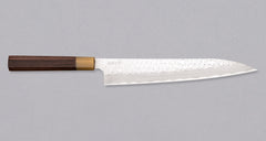 Nigara Sujihiki STRIX Damascus Tsuchime Wa Rosewood 270mm (10.6")