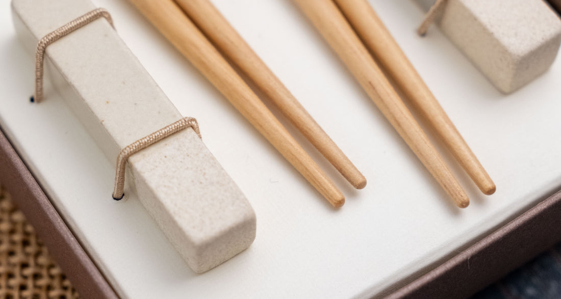 Haze Chopstick Gift Set – Grey and White