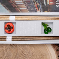 Tetoca Persimmon and Olive Wood Chopstick Gift Set