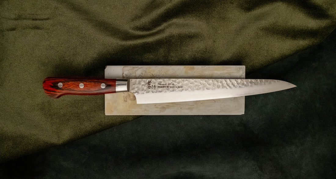Sakai Takayuki Sujihiki VG-10 Damascus 240mm (9.4")