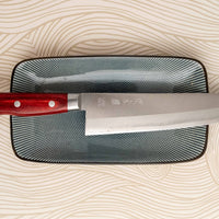 Seki Kotetsu Gyuto Vg-10 Migaki 200mm (7.9") [red pakkawood]