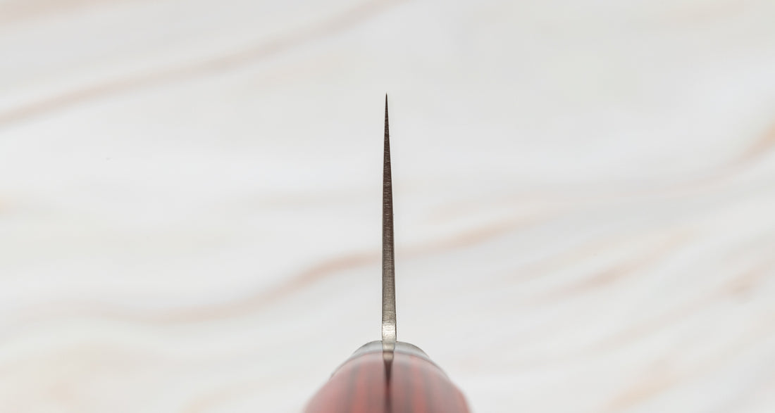 Seki Kotetsu Gyuto Vg-10 Migaki 200mm (7.9") [red pakkawood]